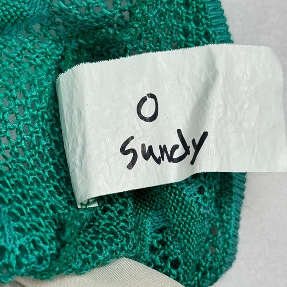 Anthropologie Cecilia Prado Blouson Midi Dress Womens Size Large Turquoise Multi - Picture 4 of 10